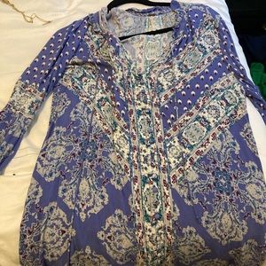 Free People bell sleeved tunic